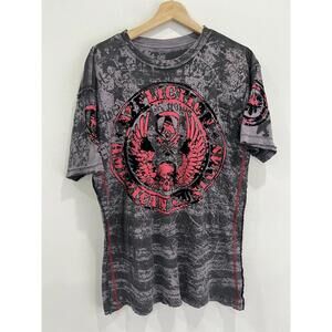 Vintage Y2K Affliction Tee Shirt grunge